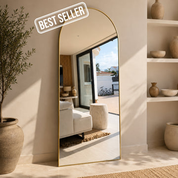 Arch Ulu Statement Mirror - 180x90cm - Gold