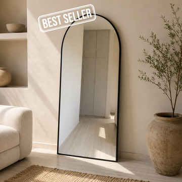 Arch Ulu Statement Mirror - 180x90cm - Black